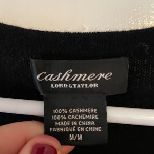 Black Cashmere Sweater
